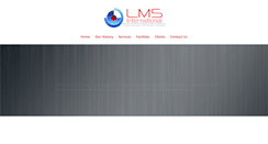 Desktop Screenshot of lmsinternational.com