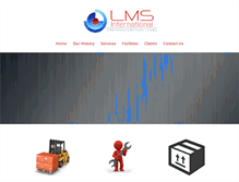 Tablet Screenshot of lmsinternational.com